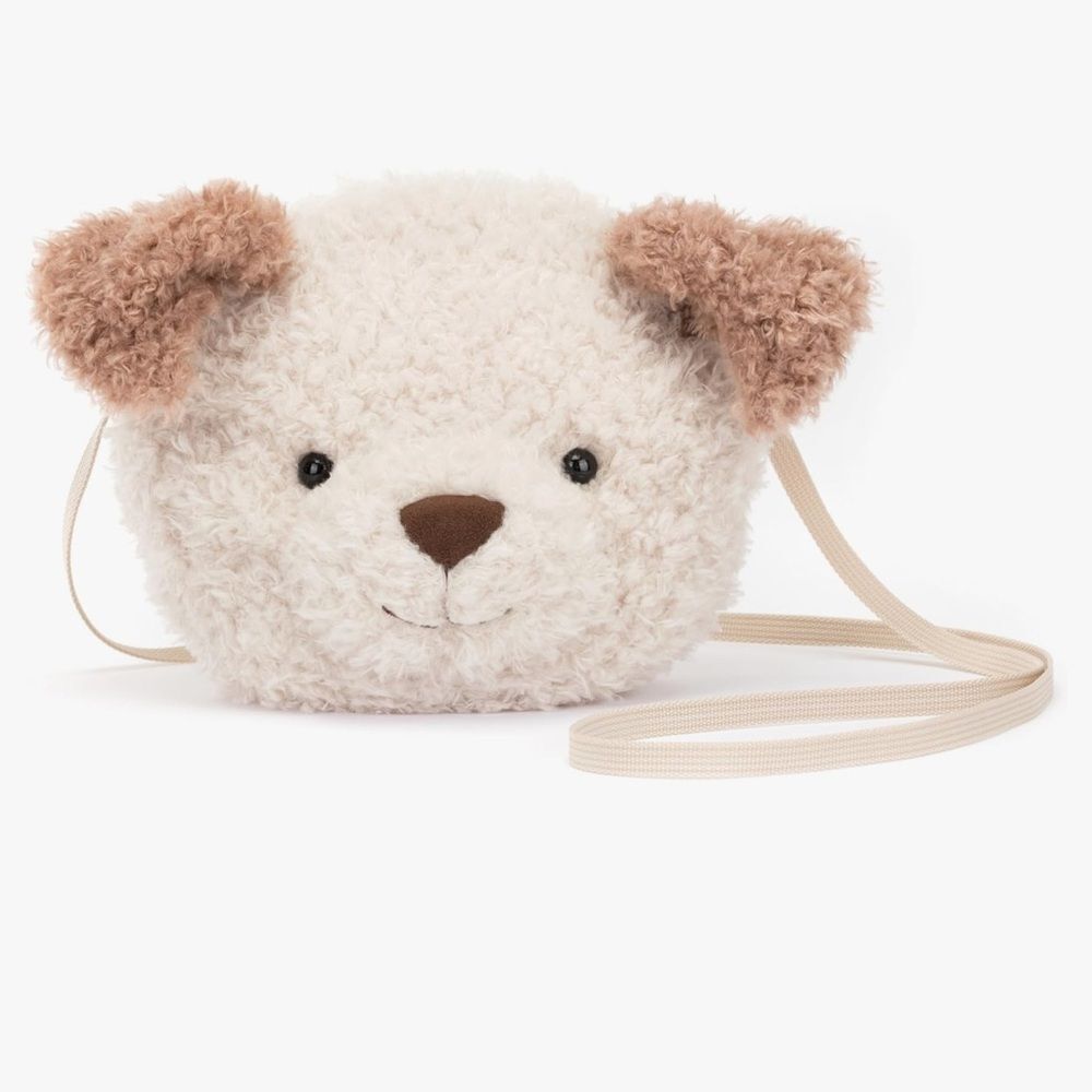 Jellycat Little Pup Plush Bag 9" Puppy Dog NEW - Picture 14 of 15